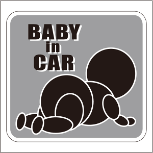 Ԃ񂪏Ă܂XebJ[ 20cm BABY IN CAR ubN XebJ[ Baby in the car ԃXebJ[ ]ʃV[yΏۊOz
