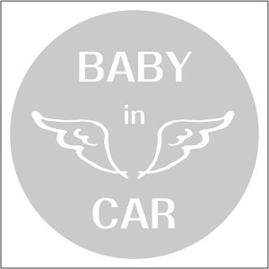 Ԃ񂪏Ă܂XebJ[ 20cm BABY IN CAR H XebJ[ Baby in the car ԃXebJ[ ]ʃV[ ԗp LYB B ԗp LYB ByΏۊOz