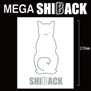 メガSHIBACKステッカー