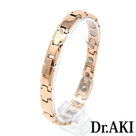 Dr.AKI ゲルマニウム Bracelet ブレスレット Gold BT010VPW/BT010VPM ゴールド