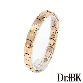 Dr.+BK ゲルマニウム Bracelet ブレスレット BsBT004TPM3シリーズPink Gold ピンクゴールド 男性用 サイズ S M L