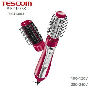 TESCOM TICF600J Ionic Hair Styler 500W/700W RED ���ی��m6620�n�m�p�b�P�[�W�s�ǃA���n