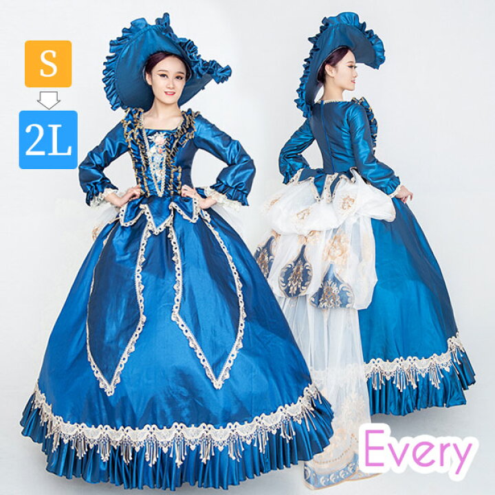 楽天市場】貴婦人 ドレス ロングドレス お姫様ドレス ドレス  