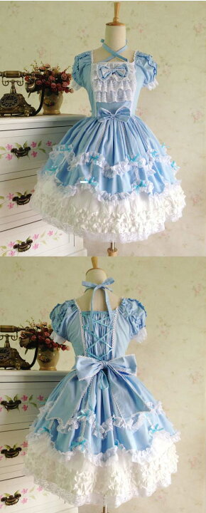 楽天市場】パニエをプレゼント♪ ゴスロリ ワンピース ロリータ  