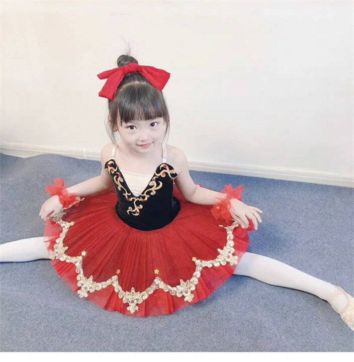 楽天市場】子供ダンス衣装 バレエダンス クラシックチュチュ 演出 