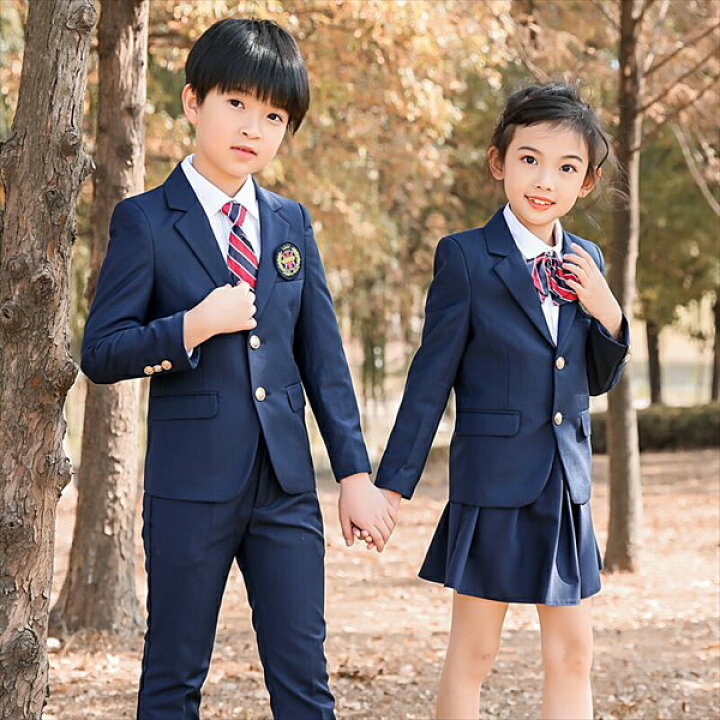 楽天市場】入学式 卒業式 スーツ 女の子 男の子 4点セット 男子 女子  