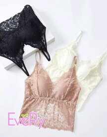 ブラトップ レディース 総レース ブラジャー 背中見せ バックオープン ノンワイヤー ロングブラ キャミソール 美背中 3段ホック 見せブラ インナー おしゃれ ブラック ホワイト あずき シャンパン M L mm012ldldx0