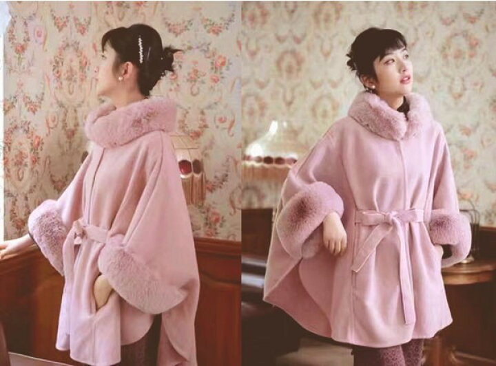 楽天市場】ケープコート マントコート レディース ポンチョコート 