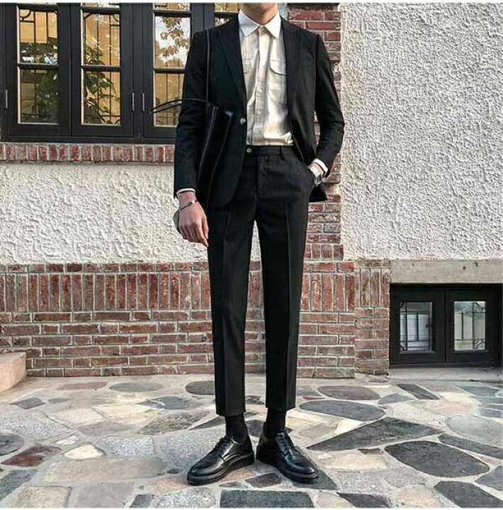 楽天市場】送料無料 メンズ スーツ 一つボタン ストライプ ビジネススーツ suit 細身 スリムスーツ フォーマルスーツ 紳士服 二次会 結婚式 卒業式 入学式 面接 通勤 パーティー カジュアルスーツ おしゃれ 春 秋 上下セット スーツ ブラック ブラウン グレー dp023t2t2t2 ... 楽天市場】送料無料 メンズ スーツ 一つボタン ストライプ ビジネススーツ suit 細身 スリムスーツ フォーマルスーツ 紳士服 二次会 結婚式 卒業式 入学式 面接 通勤 パーティー カジュアルスーツ おしゃれ 春 秋 上下セット スーツ ブラック ブラウン グレー dp023t2t2t2 ...