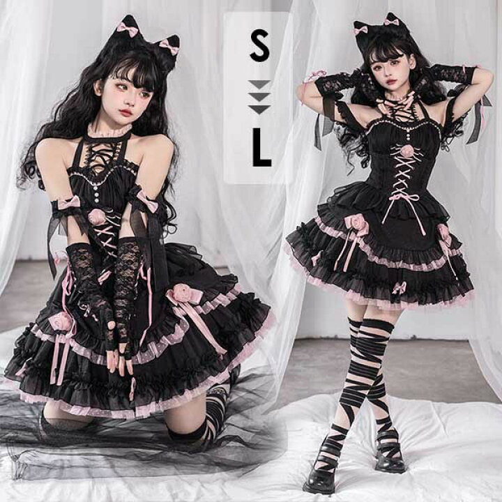 楽天市場】ステージ衣装 アイドル服 ロリータ ミニ丈 ワンピース 病 