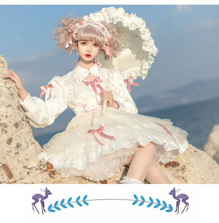 楽天市場】ロリータワンピース ゴスロリ クラロリ 黒 ブラック  