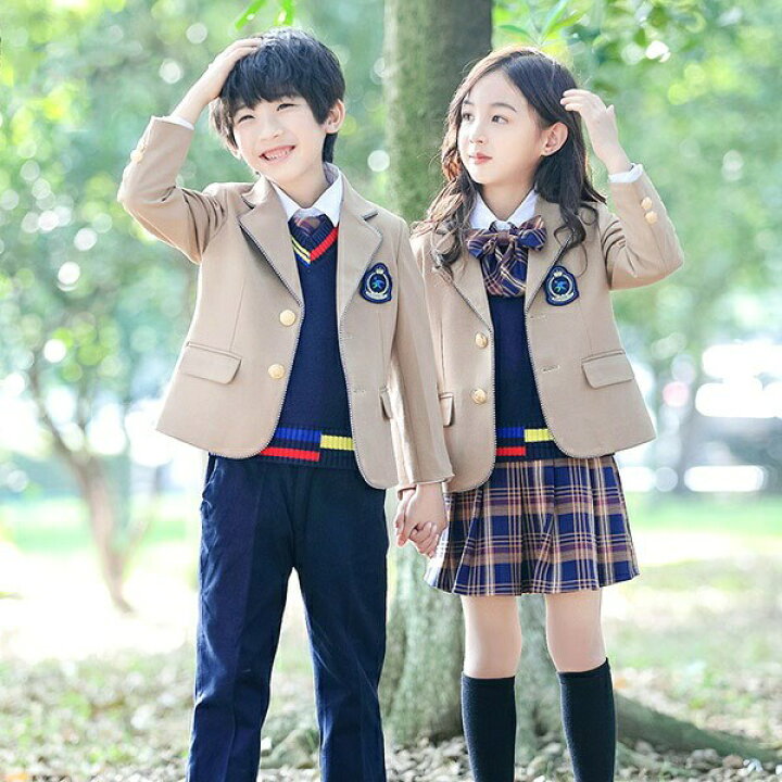 楽天市場】入学式 卒業式 スーツ 女の子 男の子 3点セット 冬服 学生服  