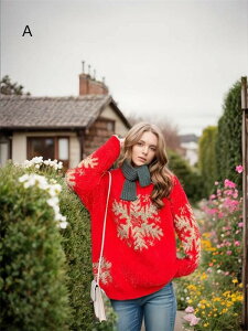 �Z�[�^�[ ���f�B�[�X �N���X�}�X �j�b�g �N���X�}�X�Z�[�^�[ �j�b�g�Z�[�^�[ Xmas Christmas �T���^�� ���� �g�b�v�X ������� �H�~ �̌^�J�o�[ ������� �J�W���A�� ���� �g���� ���b�h dd083z7z