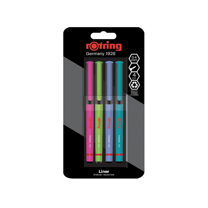 楽天市場】【rotring/ロットリング】ロットリングライナー 0.4mm 4本 