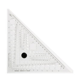 【Vanco/バンコ】三角定規45°テンプレートプラス 　メール便発送