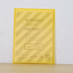 【HITIDE/ハイタイド】10ポケットフォトホルダー/オレンジ