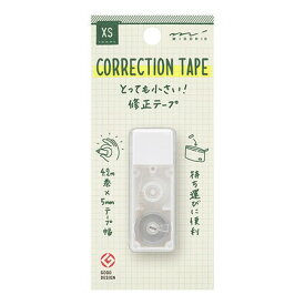 【ミドリ／デザインフィル】XS 修正テープ/白