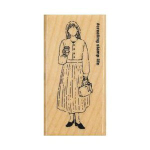 スタンプ/ コーヒー女子 おしゃれ かわいい デコ スタンプ 手帳デコ 手紙 日記 女子文具