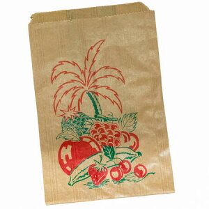 tX ʕƞq̖ Sacs Soufflets Kraft alios "Fruits/Palmier" i5j @킢@q@COm@A@}VF܁@R[W@bsO