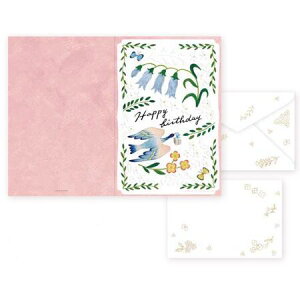 y݂ǂz o[Xf[J[h Bird birthday card pink o[Xf[J[h@aJ[h@O[eBOJ[h@bZ[W@@݂ǂ@@i@q@l@Mtg