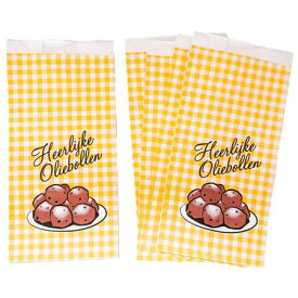 オランダ /ドーナツの袋（5枚） おしゃれ　かわいい　女子文具　海外紙モノ　輸入　マルシェ袋　コラージュ　ラッピング