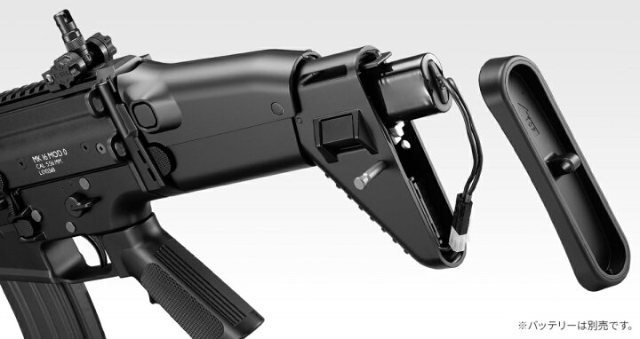 東京マルイ.次世代電動ガンSCAR-L Mk.16 MODおまけ付き.0ブラック
