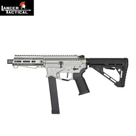 【作動保証付き】 ZION ARMS PW9 Mod 1 Airsoft Rifle with Delta Stock GRAY 海外製 電動ガン 本体のみ エアガン 18歳以上 ランサータクティカル 電子トリガー NEBULA T型 Lancer Tactical R&D Precision Licensed