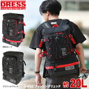 【楽天1位!43冠!】 DRESS フィッシングリュック レッド ブラック 釣り リュック フィッシングバッグ 大容量 防水バッグ メンズ ツールームバック バックパック アウトドア 防災 ドレス バッグ 防水 25L プレゼント