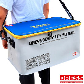 【楽天1位!14冠!】DRESS 防水キャリーカーゴ フタ付き コンテナボックス 大容量 72Lセミハードタイプ 釣り フィッシング アウトドア BBQ 野外フェス キャンプ 車載 収納 ウェーダー 着替え ランドリーバック