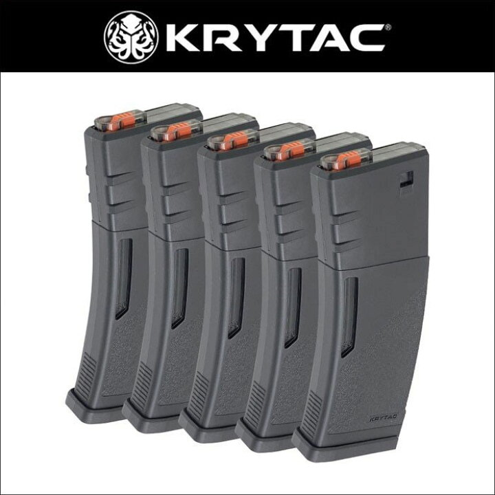 楽天市場】【楽天1位!】 KRYTAC M4 ポリマーマガジン 5本入セット 