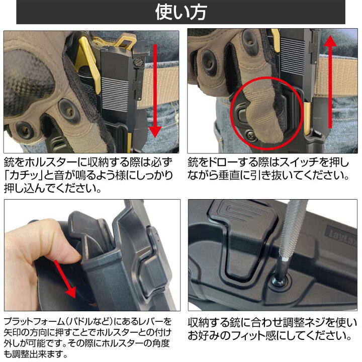 楽天市場】【楽天1位!2冠!】 ハイキャパ(東京マルイ) 対応 CQC 