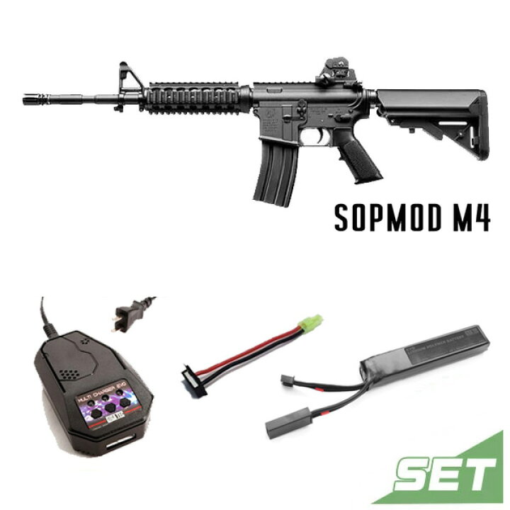 楽天市場】【作動保証付き】東京マルイ 次世代電動ガン SOPMOD M4 