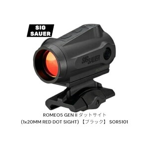 �y���������}���\�� 6/20 20���`�zSIG SAUER ROMEO5 GEN II �_�b�g�T�C�g (1x20MM RED DOT SIGHT) �y�u���b�N�z SOR5101 ���� ���w�@�� �T�o�Q�[ �h�b�g�T�C�g 1x �����I5