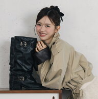 【公式】イーボル EVOL 【S-LLサイズ展開・ふかふか】カバーエンジニアロングブーツ ブラック 靴 レディ…