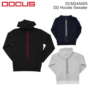 ゴルフウェア ドゥーカス DD フーディ セーター 2024 秋冬 ホワイト/ブラック/ネイビー DCM24A009 DD Hoodie Sweater