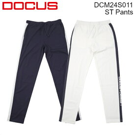 ゴルフウェア ドゥーカス ST パンツ 2024 春夏 ホワイト/ネイビー DCM24S011 ST Pants