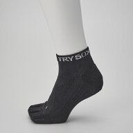 トライソックス TRYSOX 靴下 ショート 3本指 ホワイト/ブラック/ネイビー/グレー S/M/L 23cm~29cm