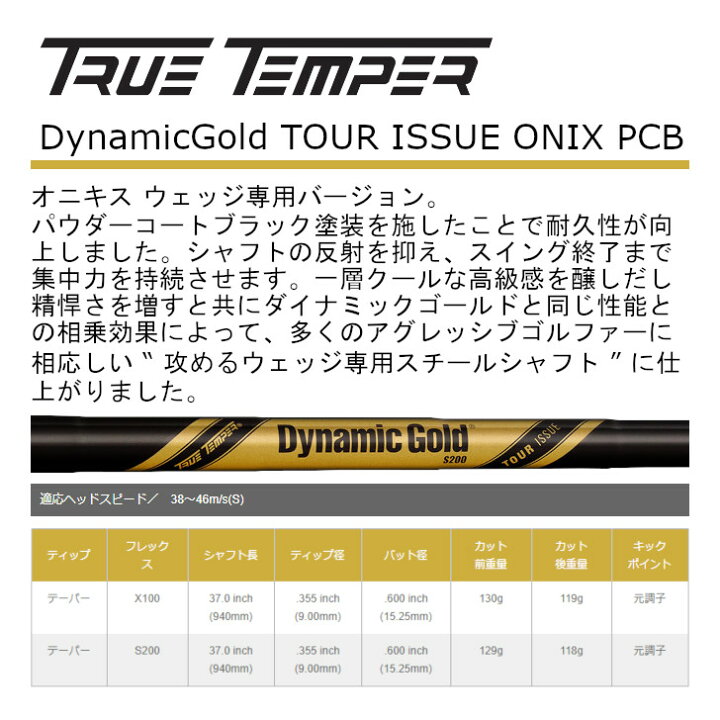 ARTISAN WEDGE SERIES DBM Finish Dynamic Gold Tour Issue ONYX BLACK 