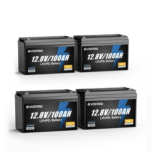 Evopow _S`ECIobe[ 12.8V 100Ah LiFePO4dr [d s[d 100ABMS 4000TCN RpNg~dr  LsOJ[ Ԓ A}`A h