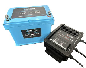 12V 100Ah LiFePO4���`�E���o�b�e���[ ELF-12100 �A�N�e�B�u�K�[�h�@�\�t�� �u���[�g�D�[�X �h���@�\ EVOTEC/�G���H�e�b�N