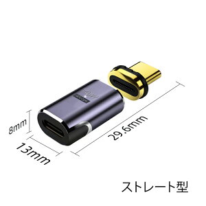 USB4.0 Type-C �}�O�l�b�g �ϊ��A�_�v�^�[ PD�[�d 140W 40Gbps �]�� 8K �f���o�� L�� �^�C�vC Thunderbolt3 �Ή� �f�[�^�]�� �ϊ��R�l�N�^ USB C �[�q �A�_�v�^ �}���[�d USB-C PD �X�}�z �^�u���b�g MacBook �p�\