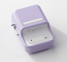 ラベルメーカー NIIMBOT B21Pro ラベルライター スマホ対応 ラベルプリンター 感熱ラベルメーカー Bluetooth接続 ミニプリンター 小型 300DPI高精細印刷 用紙自動戻し AndroidとIOS対応 ロール紙1個付き USB充電式 専用アプリ