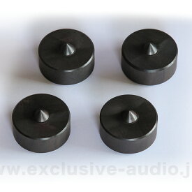山本音響工芸 PB-9 アフリカ黒檀製ピン型ベース 小型スパイクピン 高品質黒檀ピンポイントベース 音質向上 インシュレーター 木製スパイク