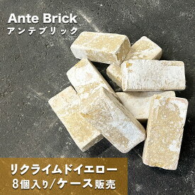 【ヴィンテージ古煉瓦 アンテブリック リクライムドイエロー 115(8個セット)】 イエロー系 エクステリア お庭 ガーデニング アプローチ おしゃれ レトロ【メーカー直送品・代引不可】