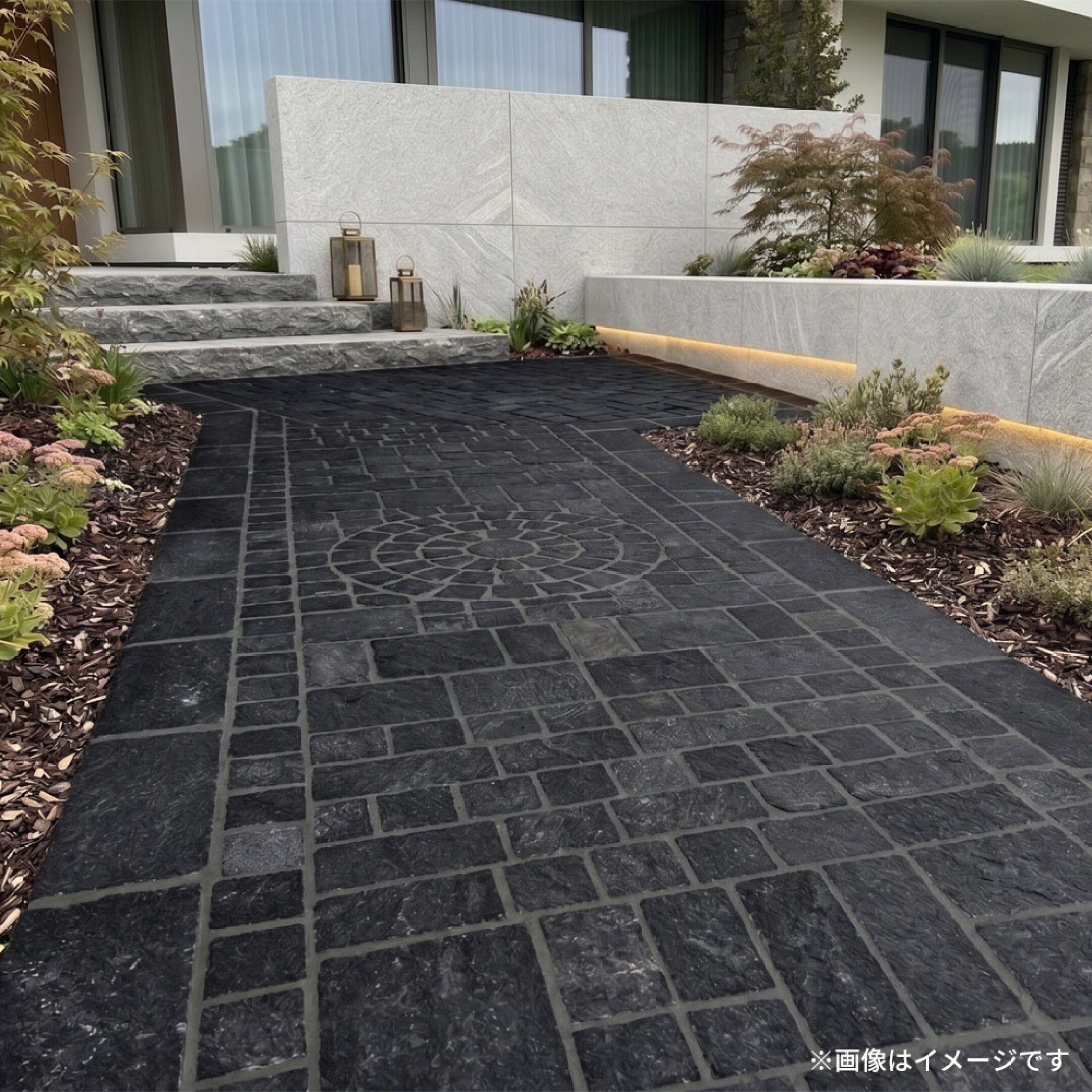 玄関アプローチの施工イメージ