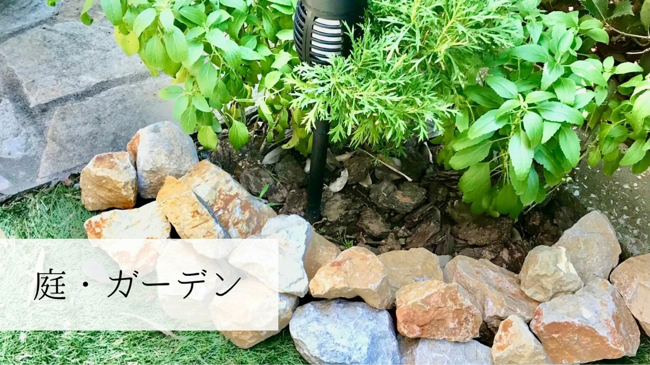 お庭の石いろいろ