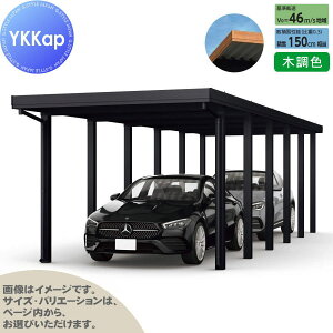�W�[�|�[�g Pro 4500�^�C�v (��)���s11.8m×�Ԍ�3.1m×����2.3m ���s�i2�j�A����12�{ J60�E60-30 H24 ���ނȂ� �ؒ��F ��������Ȃ� MCG�i���s�i2�j�A���j �J�[�|�[�g 2��p YKK YKKap ���� �Ԍ� �K���[�W 