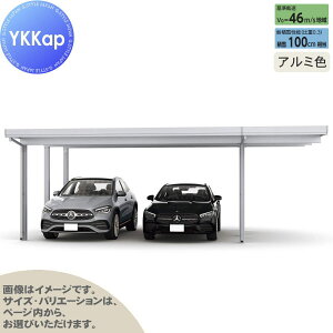 �W�[�|�[�g Pro 3000�^�C�v (��)���s5.9m×�Ԍ�7.3m×����2.3m �Ԍ�������6�{ E60-55�E18 H24 ���ނȂ� �A���~�F ��������Ȃ� MCD�i�P�́E���s�����E�Ԍ������j �J�[�|�[�g 2��p YKK YKKap ���� �Ԍ� �K