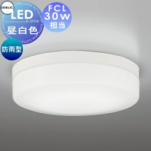 �G�N�X�e���A ���O �Ɩ� ���C�g �I�[�f���b�NODELIC �����V�[�����O OW269034NR1 FCL30W���� �����F ���F LED �|�[�`���C�g ���֓� �和��