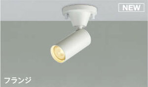 照明 おしゃれ ライト コイズミ照明 KOIZUMI スポットライト AS51255 電球色 フランジ ファインホワイト塗装 広角タイプ 白熱灯40W相当